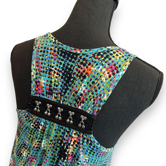 CAbi Racerback Hooked Tank Top Tunic Size XS Colorful Geometric Design Colorful - Picture 5 of 9
